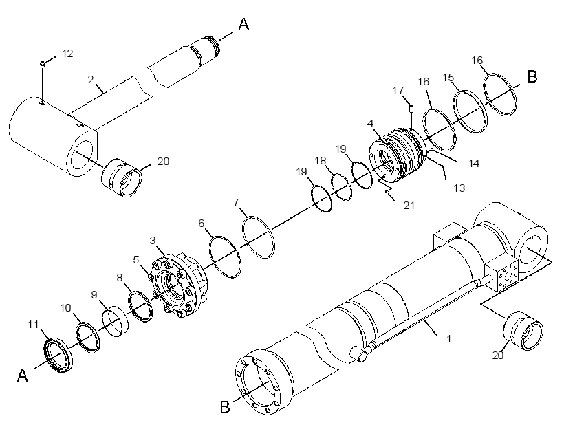 CYLINDER GP-THUMB 4170225 CAT