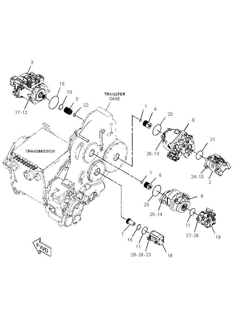 PUMP & MTG GP-ELEVATOR 3105549 CAT