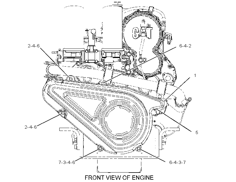 Защита демпфера 4196112 CAT