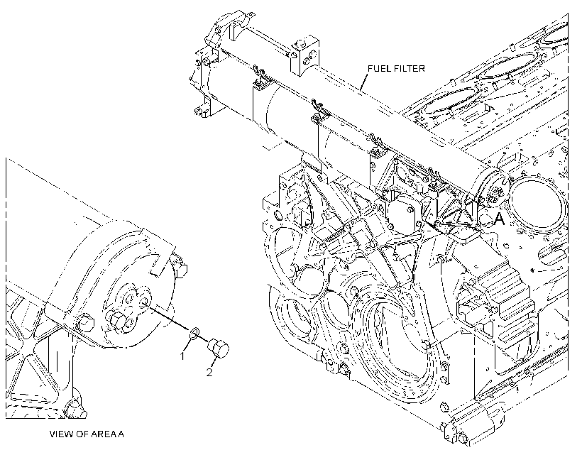 PLUG GP-FUEL FILTER LINES 4160114 CAT