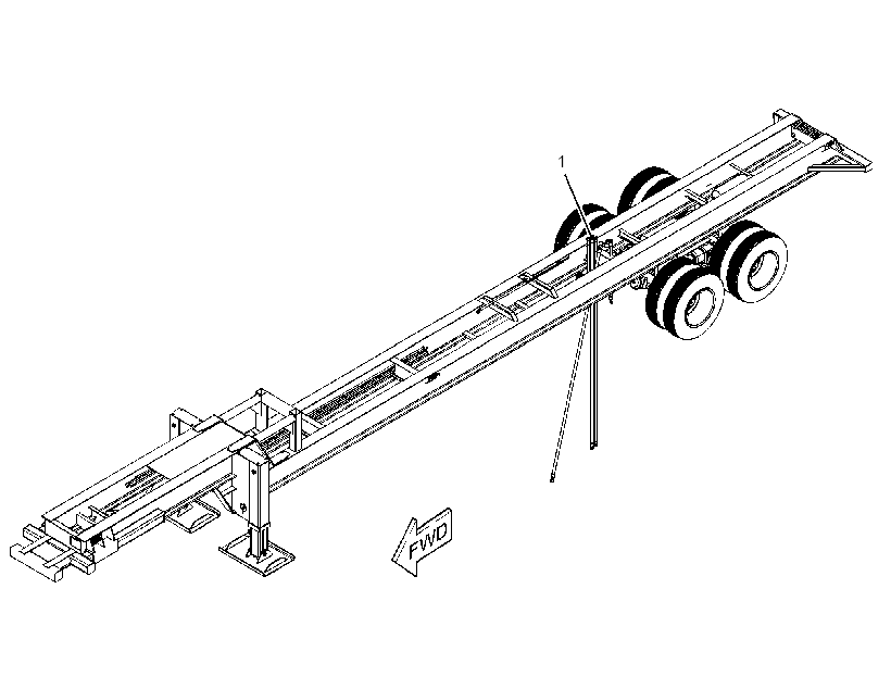 TRAILER AR-LOG LOADER 4228757 CAT