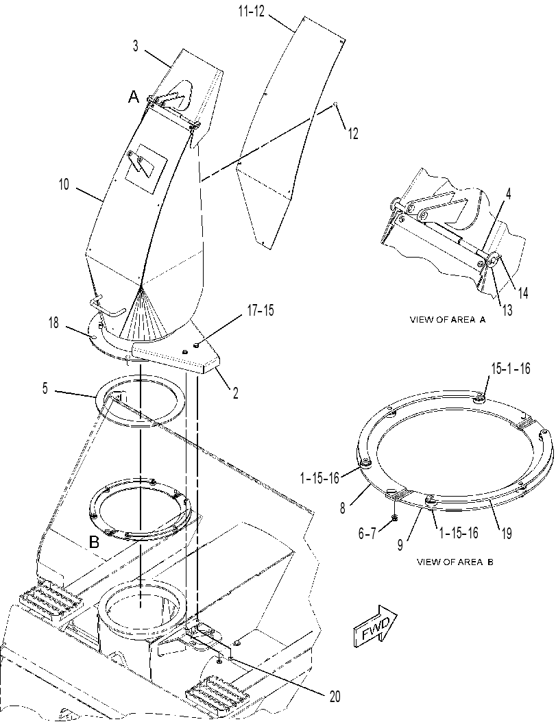 DEFLECTOR GP-SNOWBLOWER 2908888 CAT