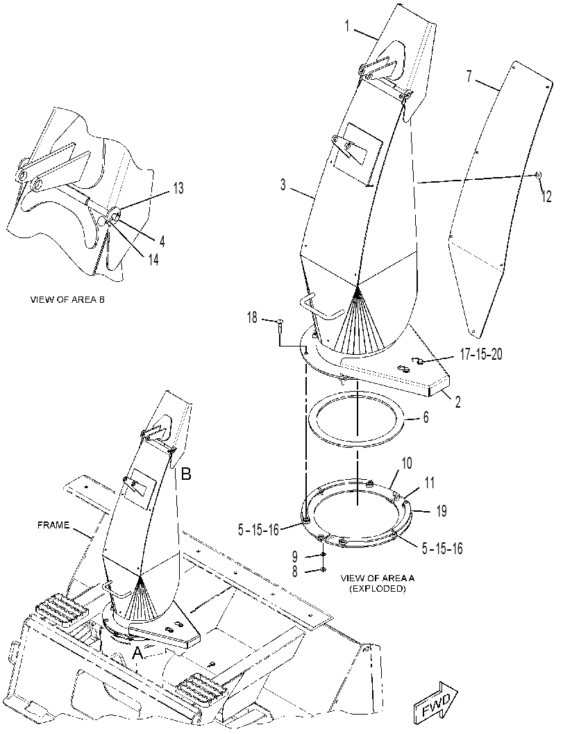 DEFLECTOR GP-SNOWBLOWER 2908925 CAT