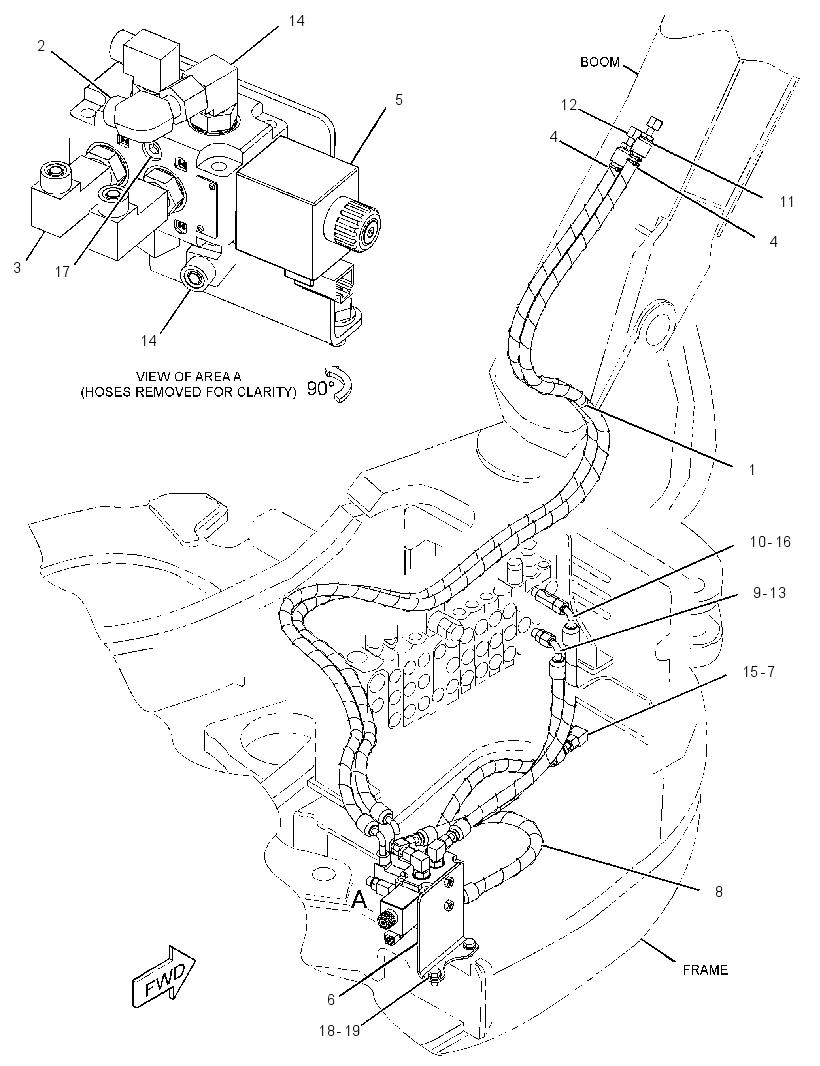 LINES GP-SWING CYLINDER 3794735 CAT
