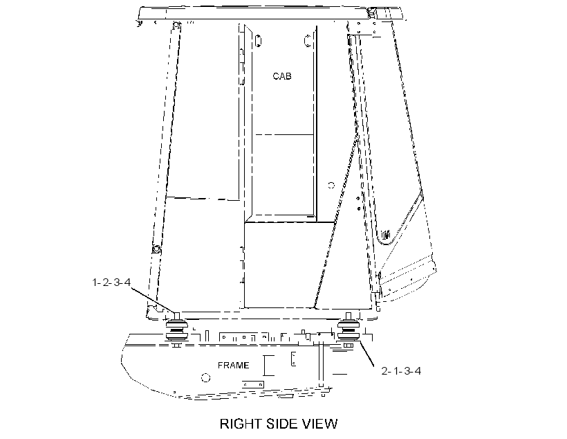 Крепление кабины 3893206 CAT