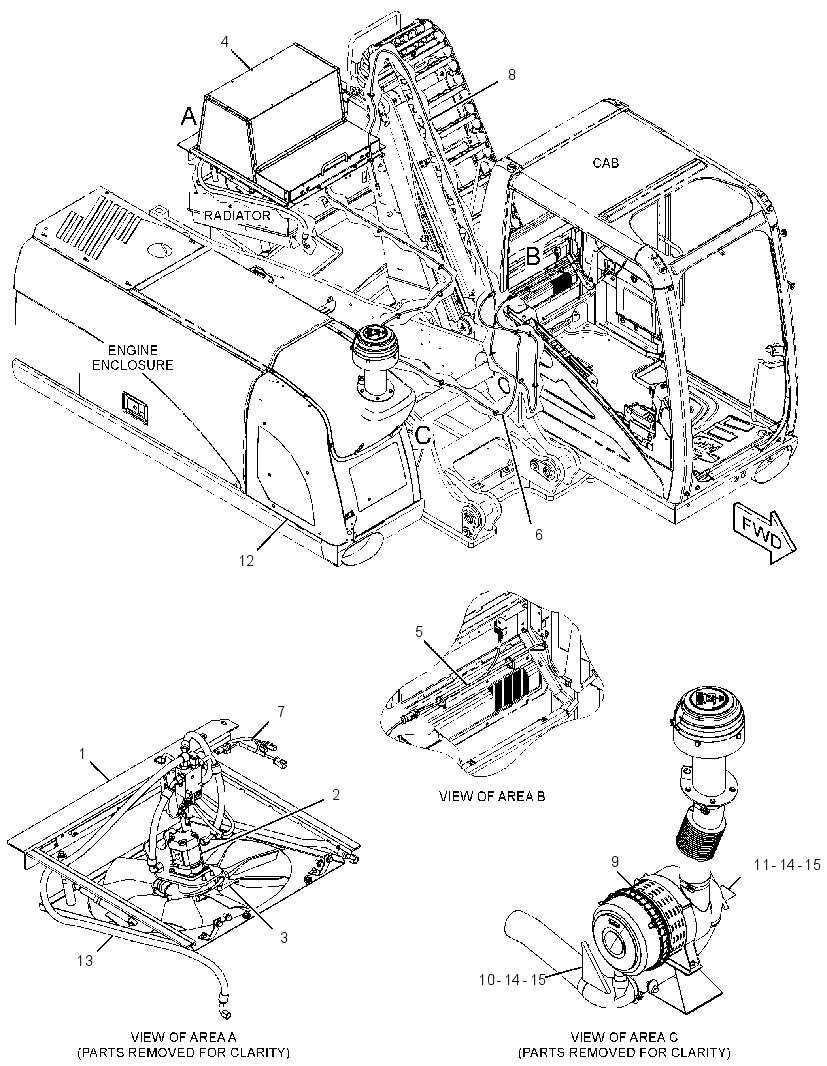 KIT-REVERSIBLE FAN 4186331 CAT