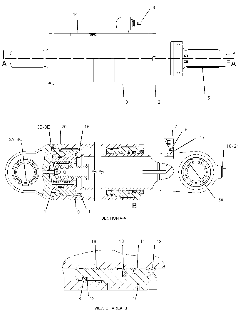 CYLINDER GP-SUSPENSION 2004300 CAT