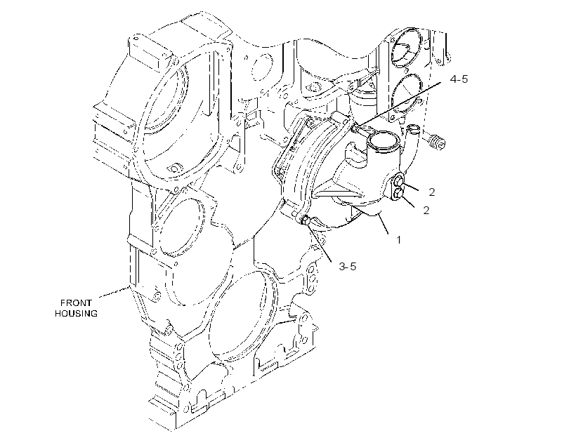COVER GP-WATER PUMP 3698148 CAT