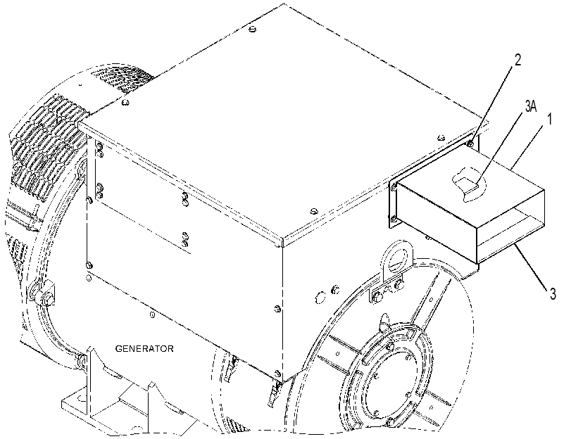 DUCT GP-ENCLOSURE 4237684 CAT