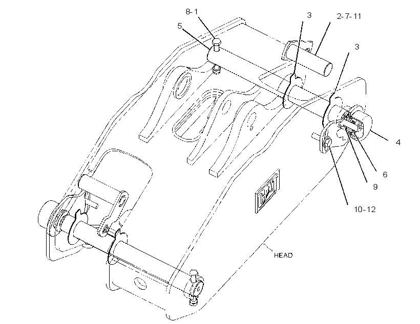 PIN GP-GRAPPLE 3781592 CAT
