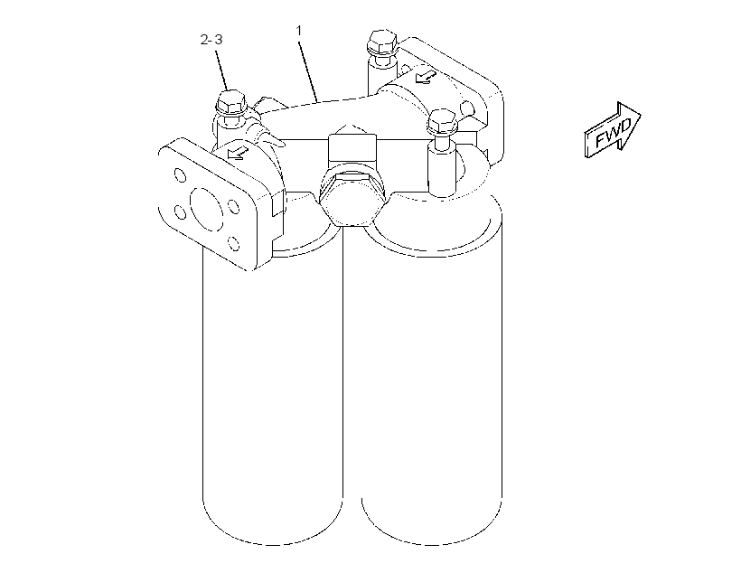 FILTER & MTG GP-TRANSMISSION 2244154 CAT