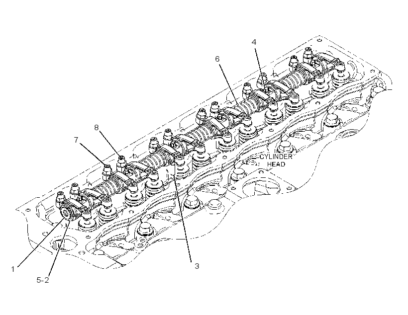Клапанный механизм 3355602 CAT