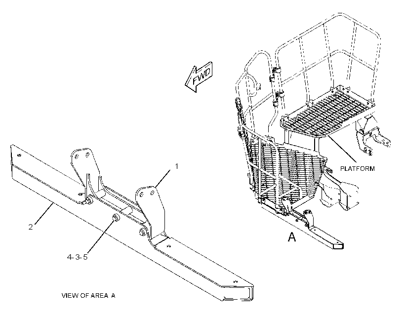 SUPPORT GP-PLATFORM 4212515 CAT