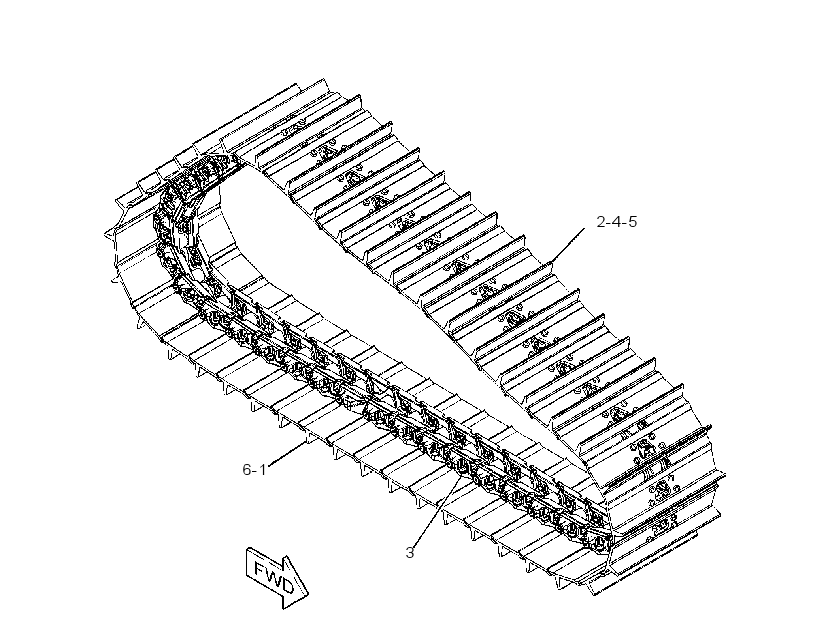 Гусеница 3855456 CAT