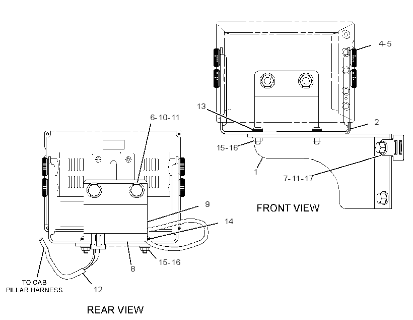 MOUNTING GP-CAMERA MONITOR 2331885 CAT