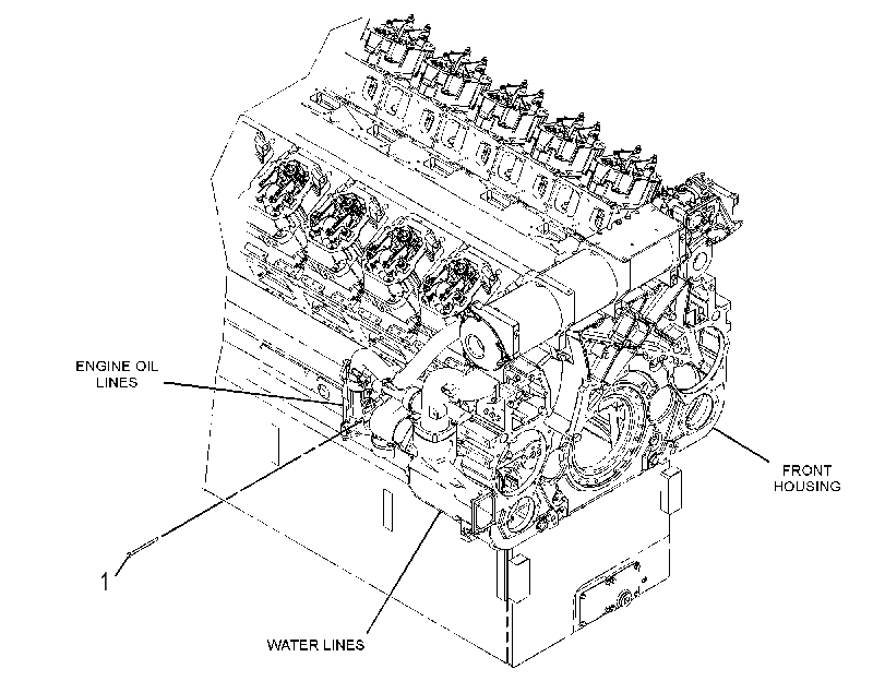 FASTENER GP-ENGINE OIL LINES 4253079 CAT