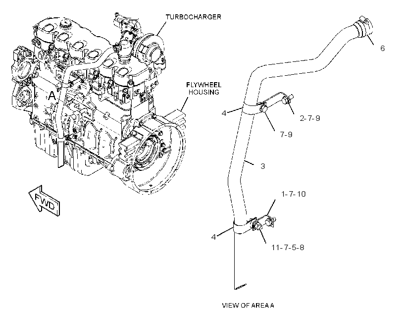 Система отвода газов 3981759 CAT