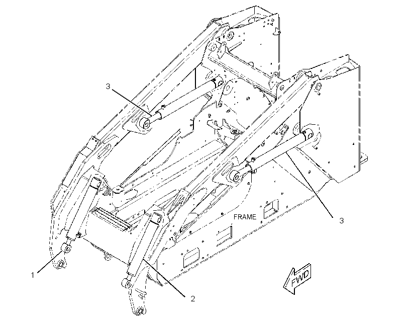 CYLINDER GP-LIFT ARM 3750714 CAT