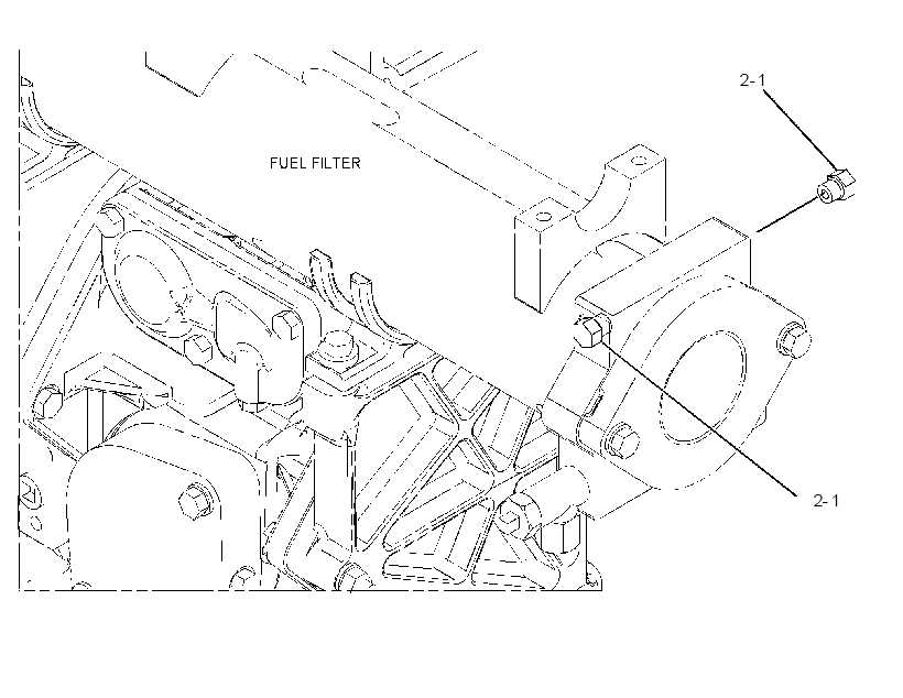 PLUG GP-FUEL FILTER BASE 4253103 CAT