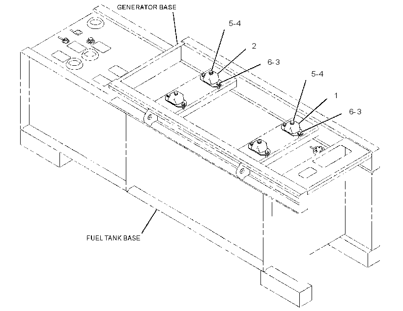 MOUNTING GP-GENERATOR BASE 3539744 CAT