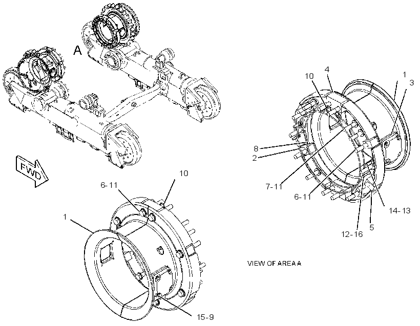 MOUNTING GP-FINAL DRIVE 3843450 CAT