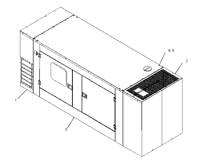 ENCLOSURE GP-GENSET 2991481 CAT