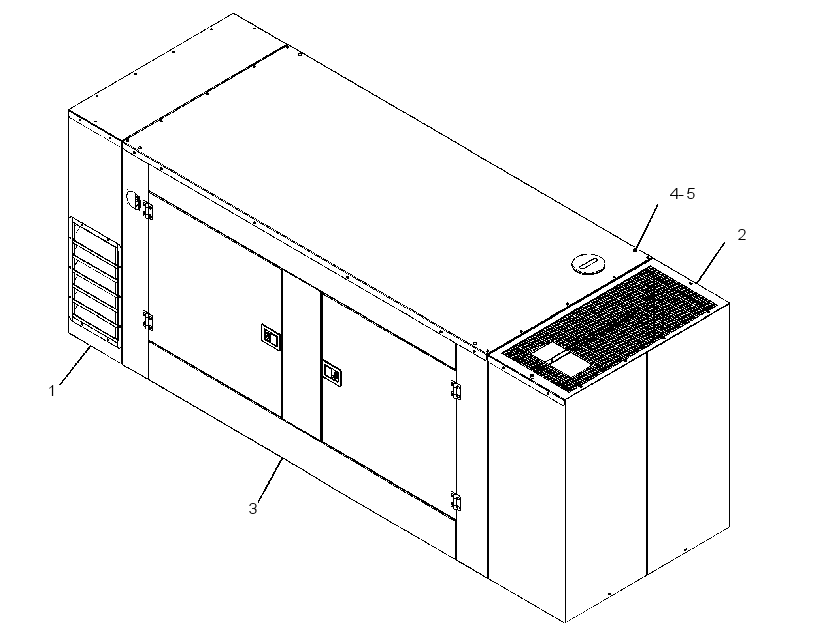 ENCLOSURE GP-GENSET 2991479 CAT