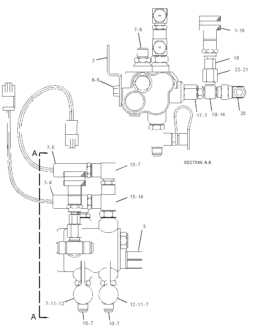 VALVE & MTG GP-ACCUM CHARGING 3162913 CAT