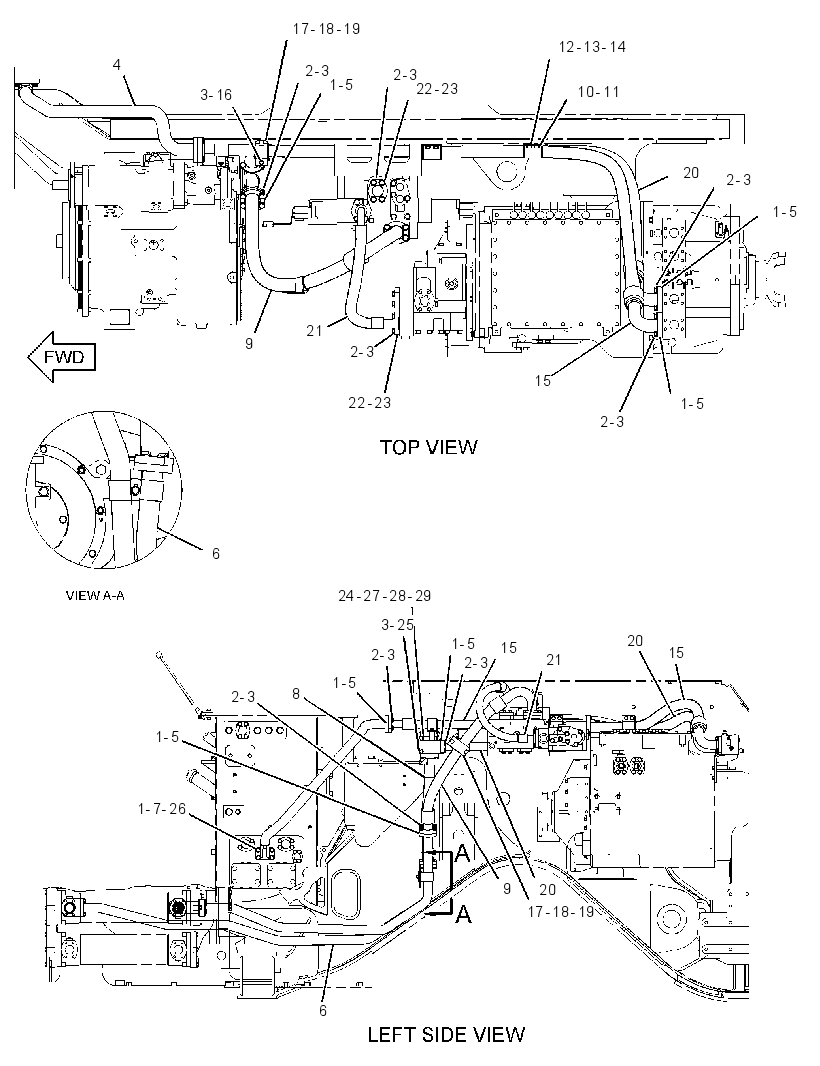 LINES GP-BRAKE OIL COOLER 3046231 CAT