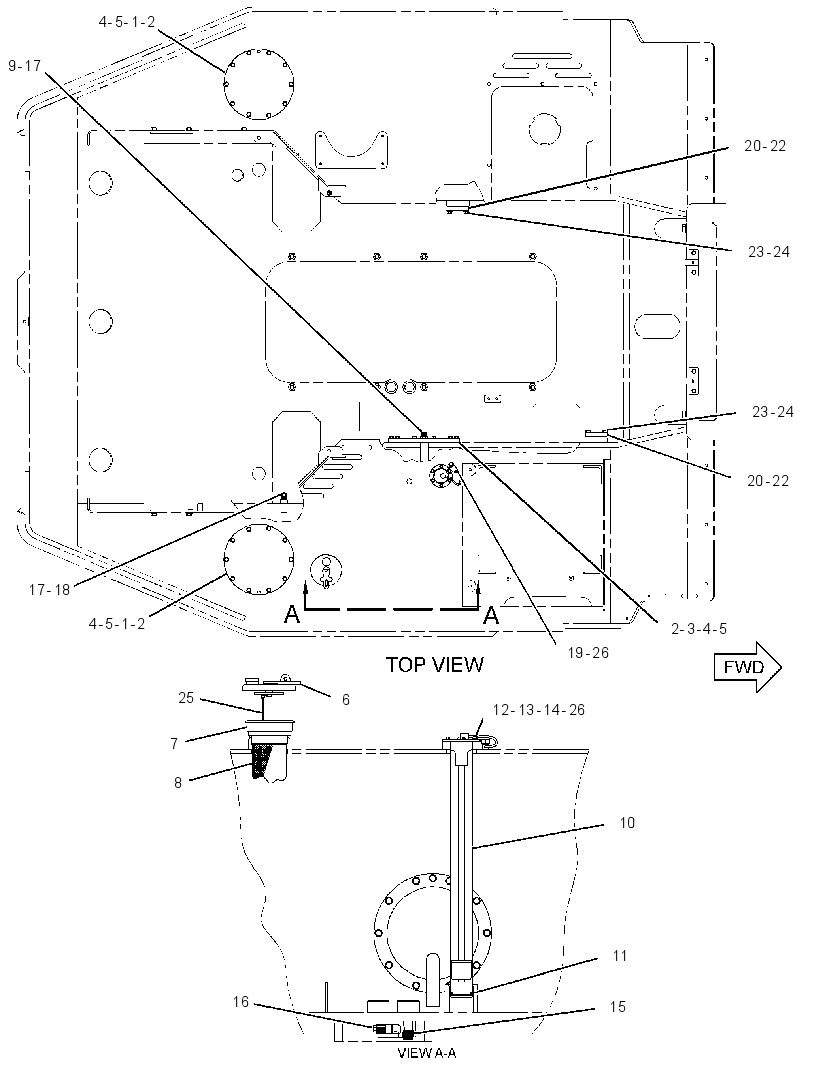 ADAPTER GP-FUEL FILL 2949873 CAT