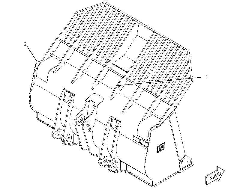 Ковш универсальный 2644742 CAT