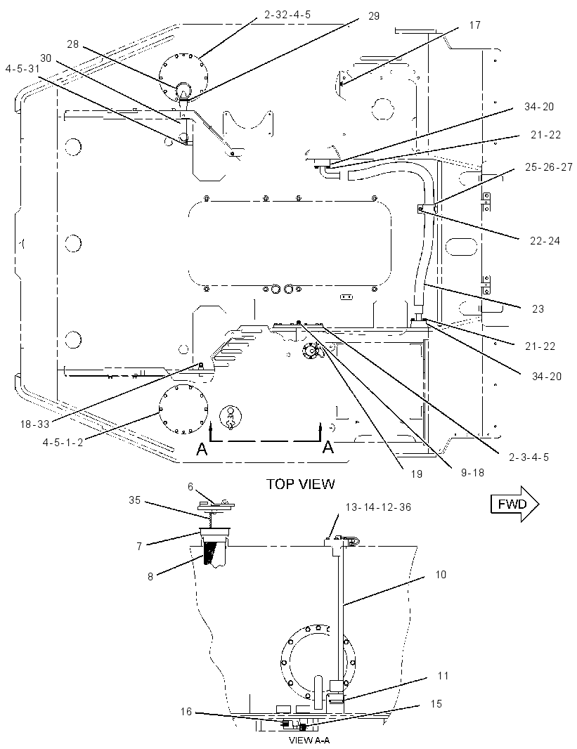 ADAPTER GP-FUEL FILL 2949878 CAT