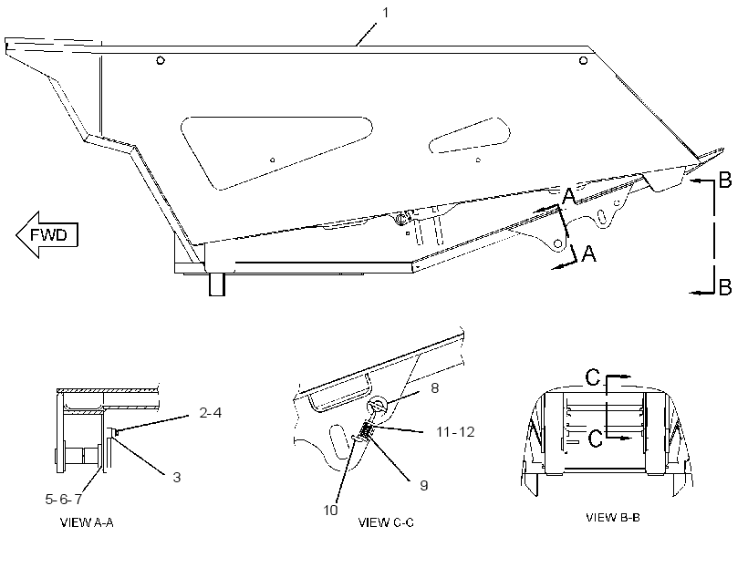 BODY GP-TRUCK 2525420 CAT