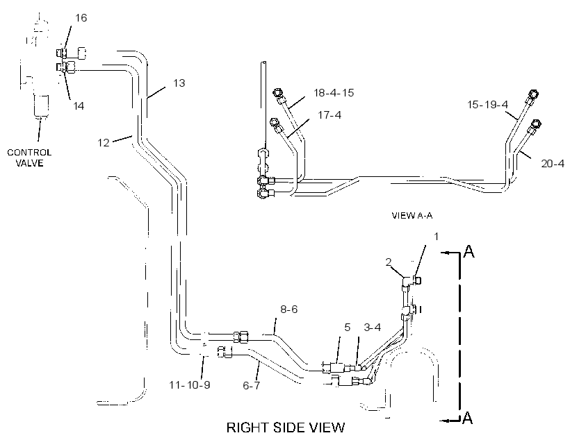 LINES GP-ANGLING CYLINDER 3792041 CAT