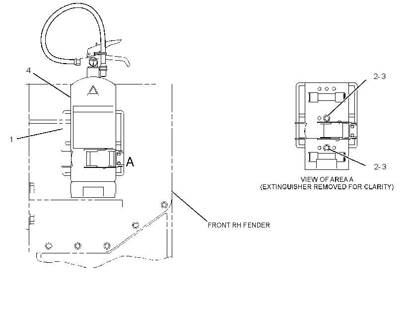 FIRE EXTINGUISHER GP 1662343 CAT