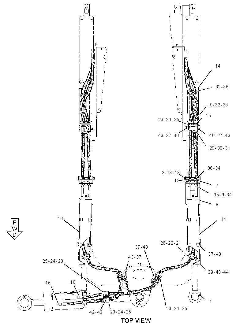 LINES GP-ANGLE & TILT 3229585 CAT