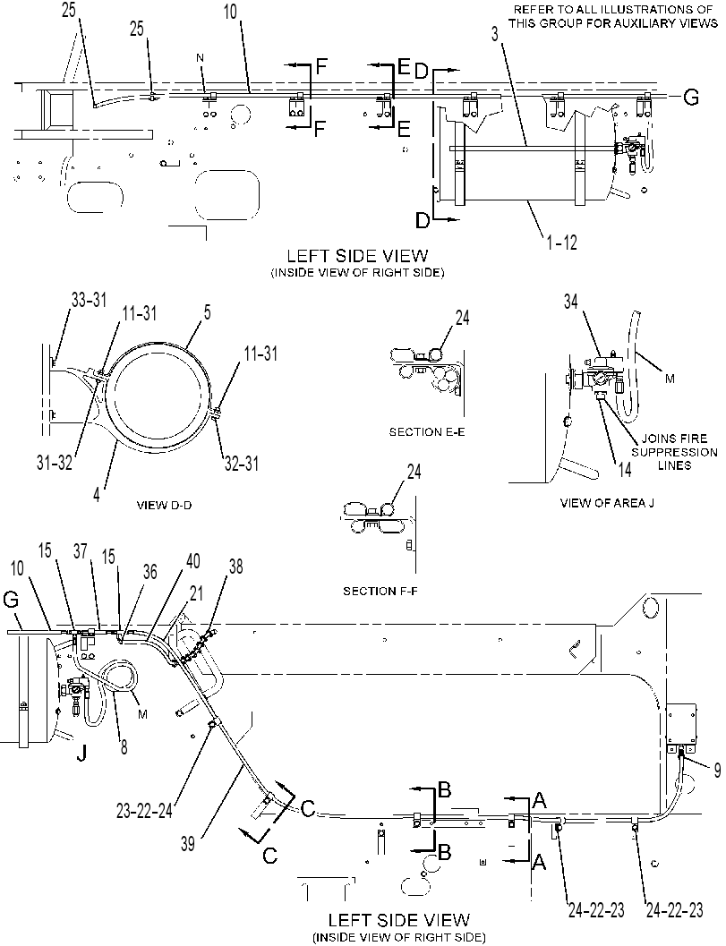 LINES GP-FIRE SUPPRESSION 2068049 CAT