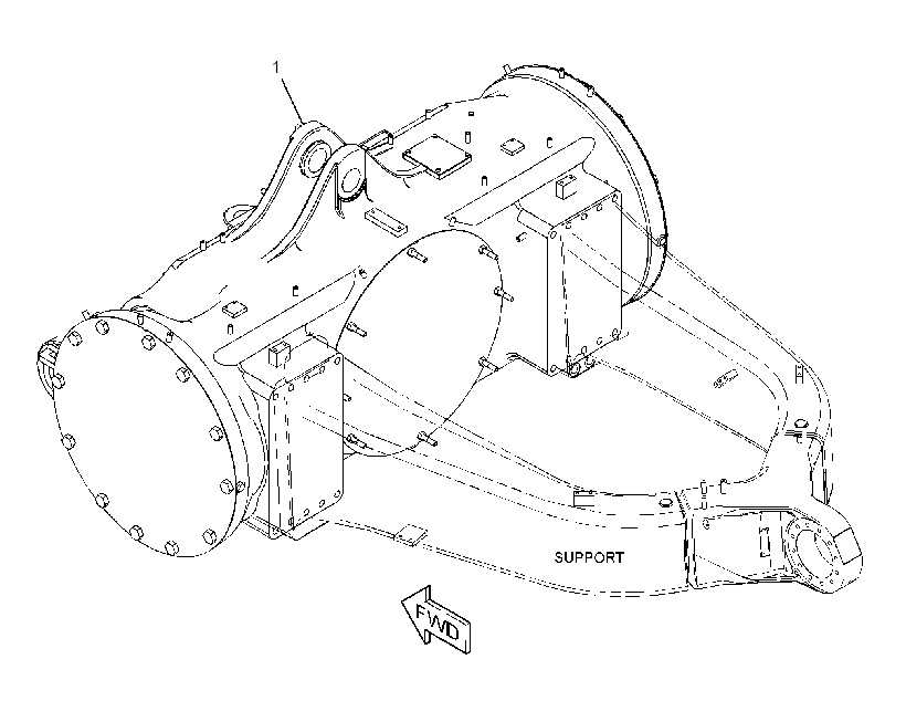 HOUSING GP-REAR AXLE 1985953 CAT