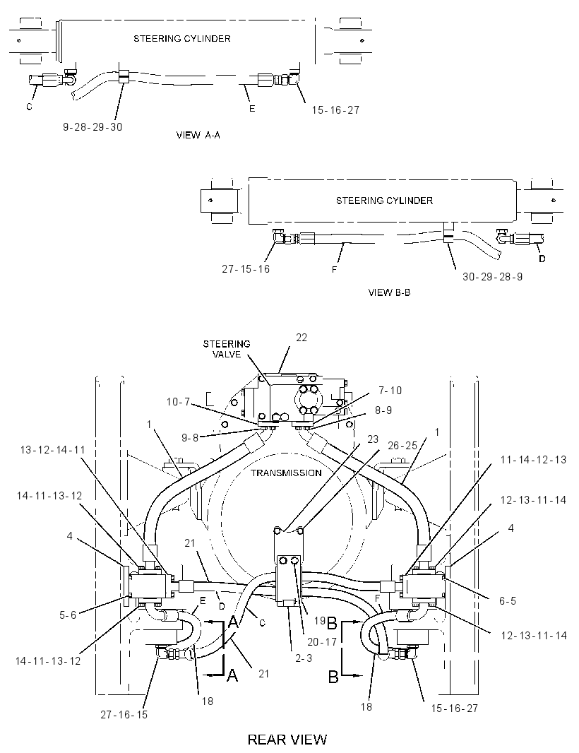LINES GP-STEERING CYLINDER 2680775 CAT