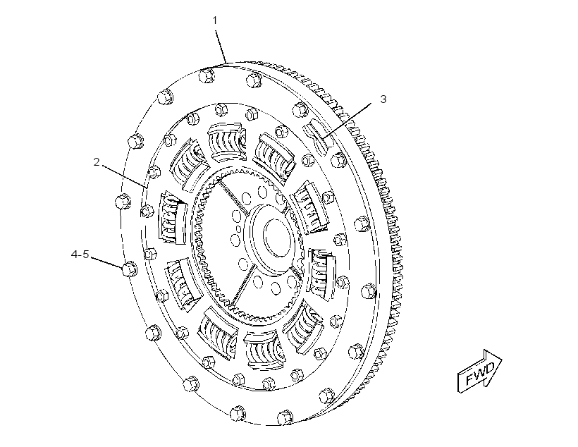 CLUTCH GP-FLYWHEEL 2763694 CAT