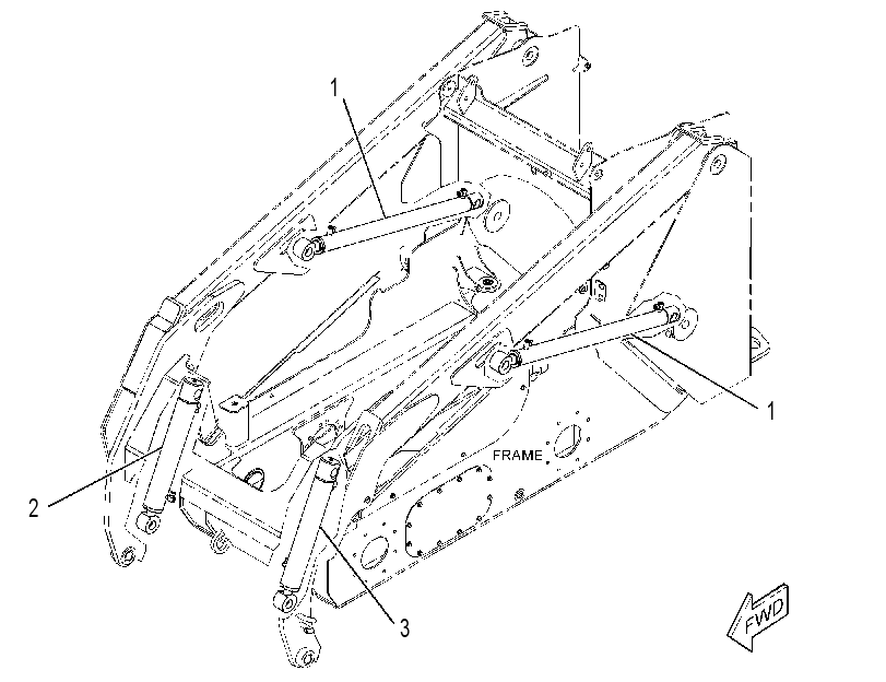 CYLINDER GP-LIFT ARM 3750712 CAT
