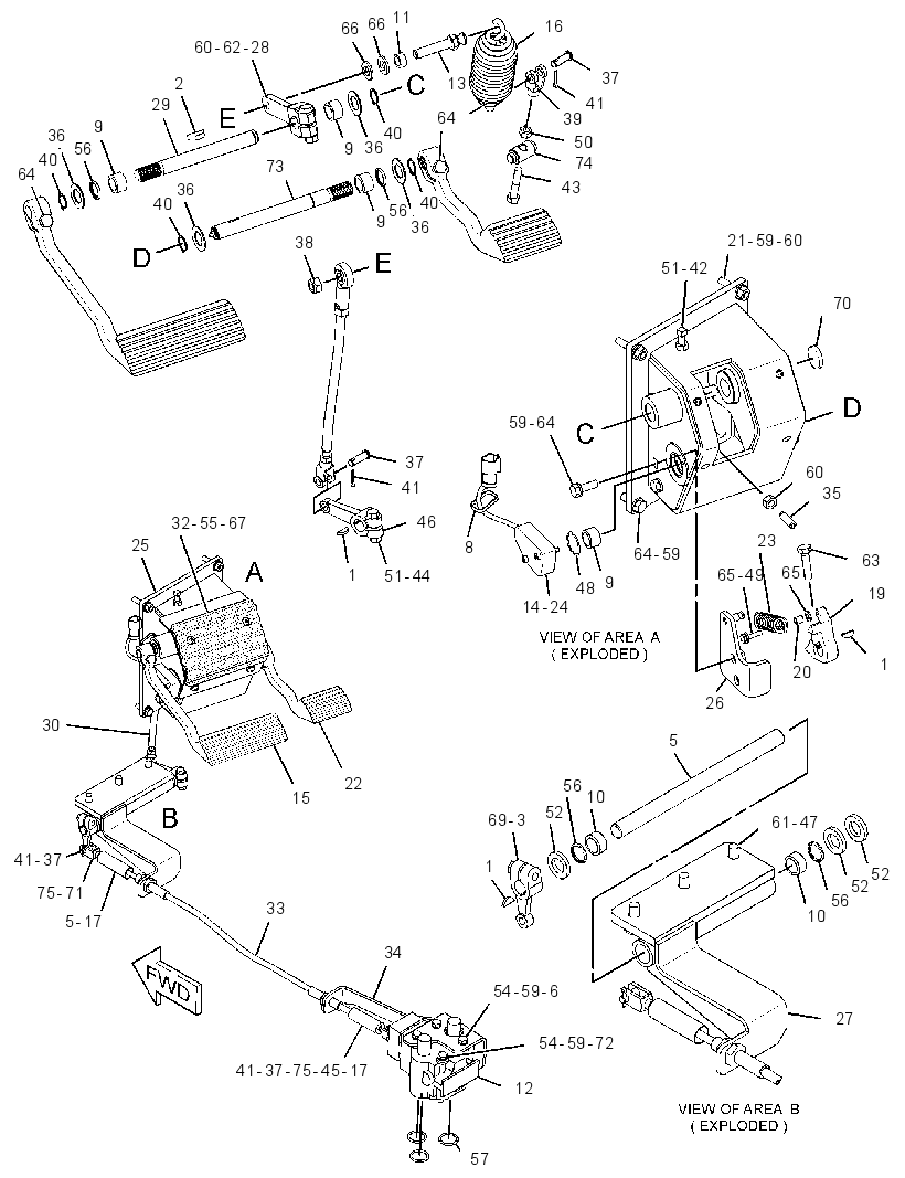 CONTROL GP-GOVERNOR & BRAKE 3117956 CAT