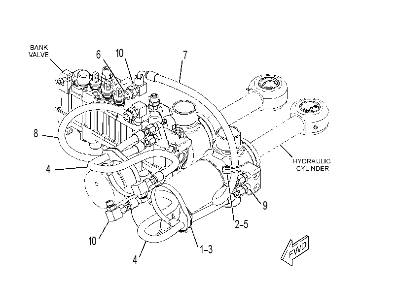 LINES GP-SWING CYLINDER 3985024 CAT