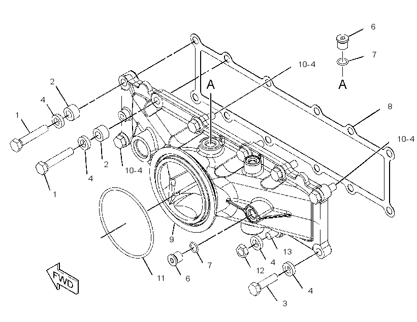 Коллектор впускной 2911663 CAT