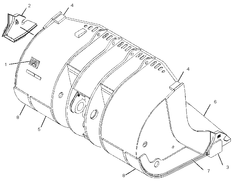 BUCKET AS-PENETRATION 2560378 CAT