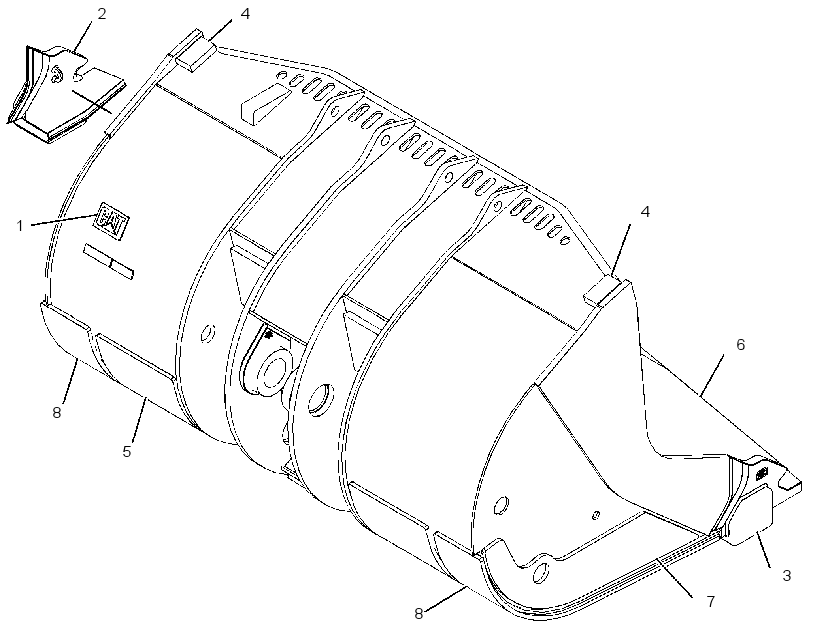BUCKET AS-PENETRATION 2560379 CAT