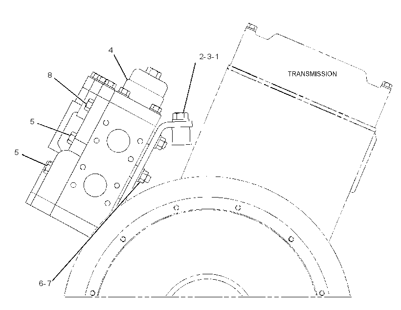 VALVE & MTG GP-DIVERTER 1834154 CAT