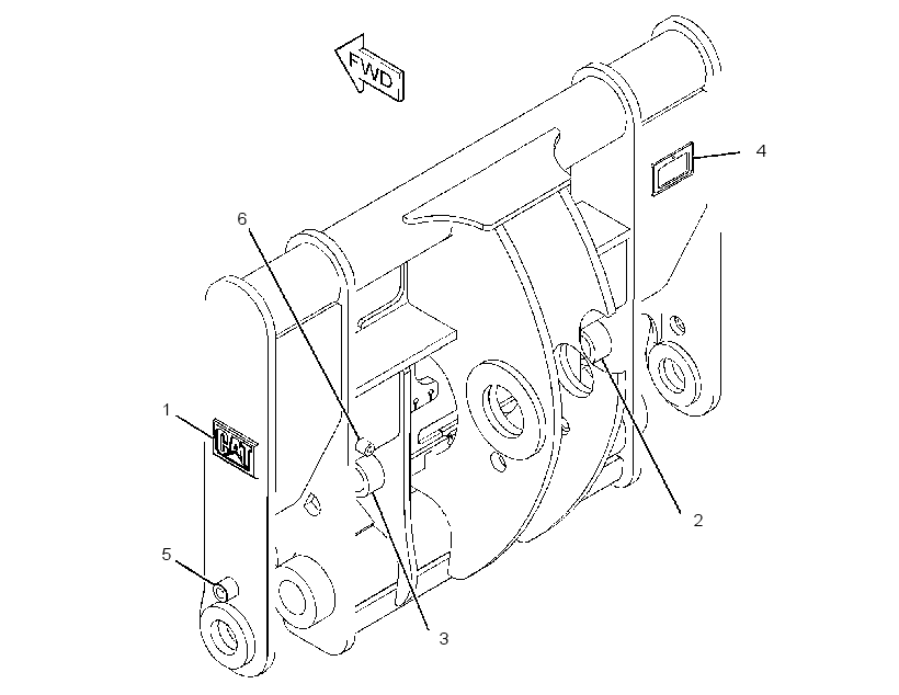 FRAME GP-QUICK COUPLER 3693439 CAT
