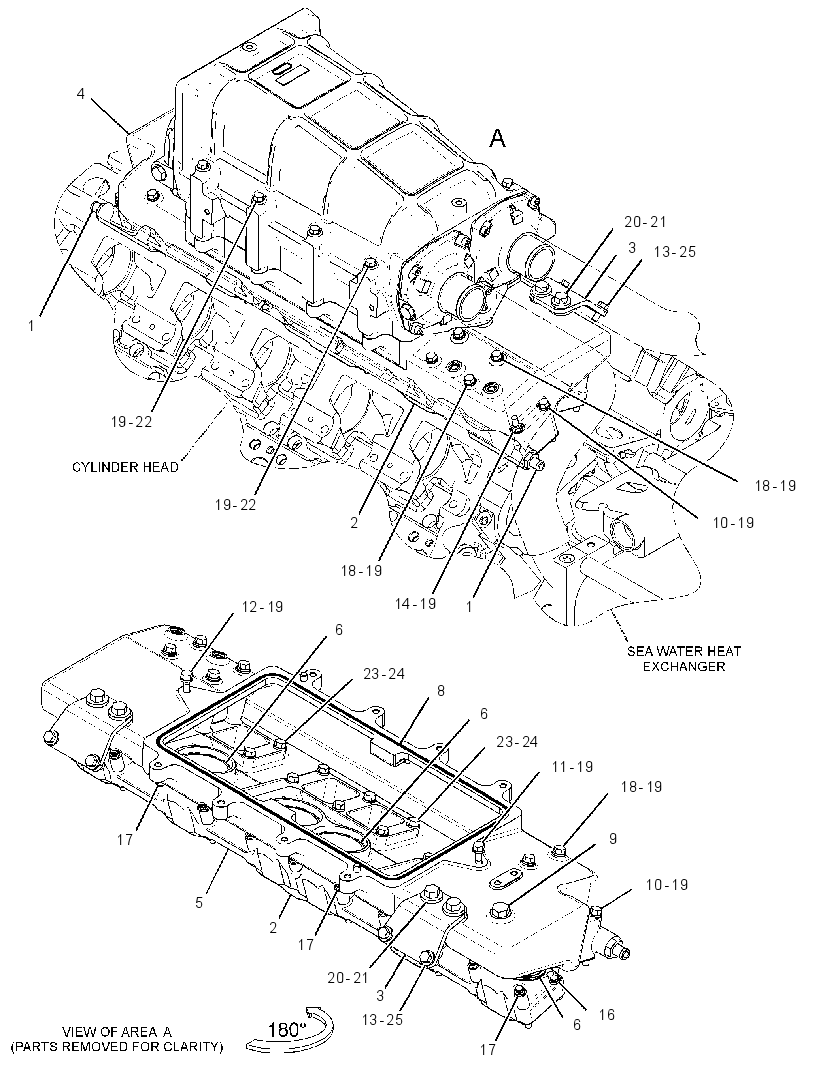 AFTERCOOLER & MOUNTING GP 3698208 CAT