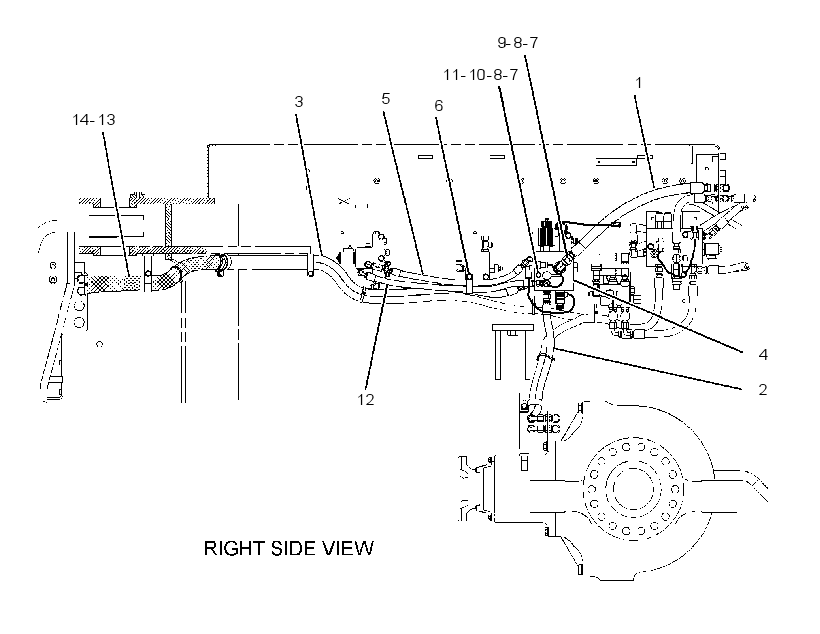 LINES GP-PARKING BRAKE 2686711 CAT